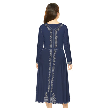 Dance Dress - Gradual Blue Lining