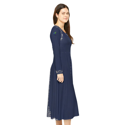 Dance Dress - Gradual Blue Lining
