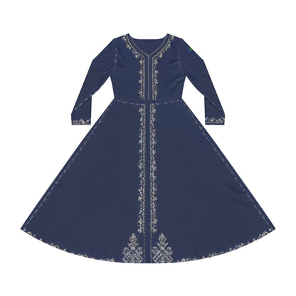Dance Dress - Gradual Blue Lining