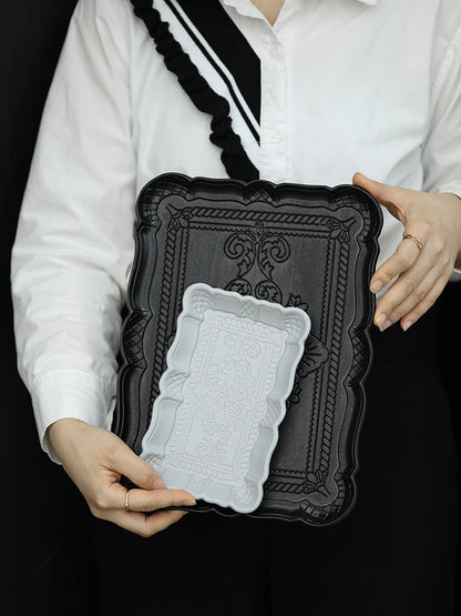 Wooden Tray Key Tray Totem Printing Desktop Storage Tray