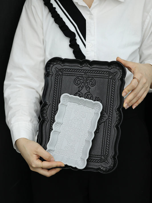 Wooden Tray Key Tray Totem Printing Desktop Storage Tray