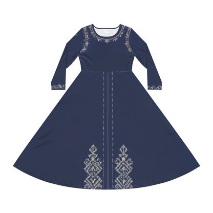 Dance Dress - Gradual Blue Lining