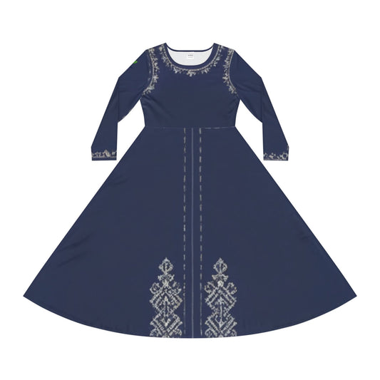 Dance Dress - Gradual Blue Lining