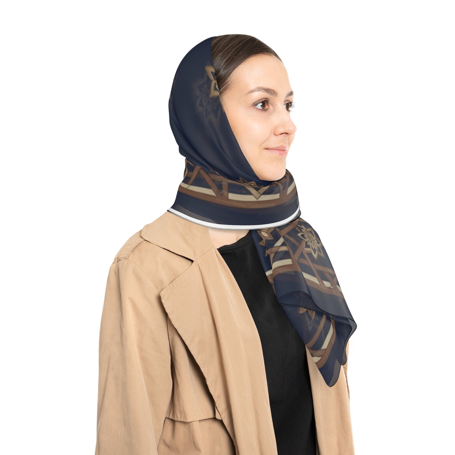 Elegant Poly Scarf for Every Occasion, Chic Fashion Accessory, Stylish Gift, Versatile Wrap, Winter Scarf, Holiday Glam