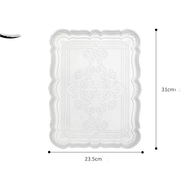 Wooden Tray Key Tray Totem Printing Desktop Storage Tray