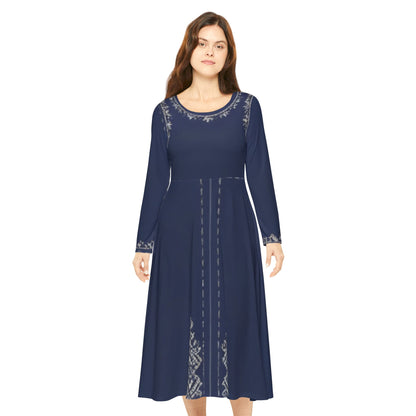 Dance Dress - Gradual Blue Lining