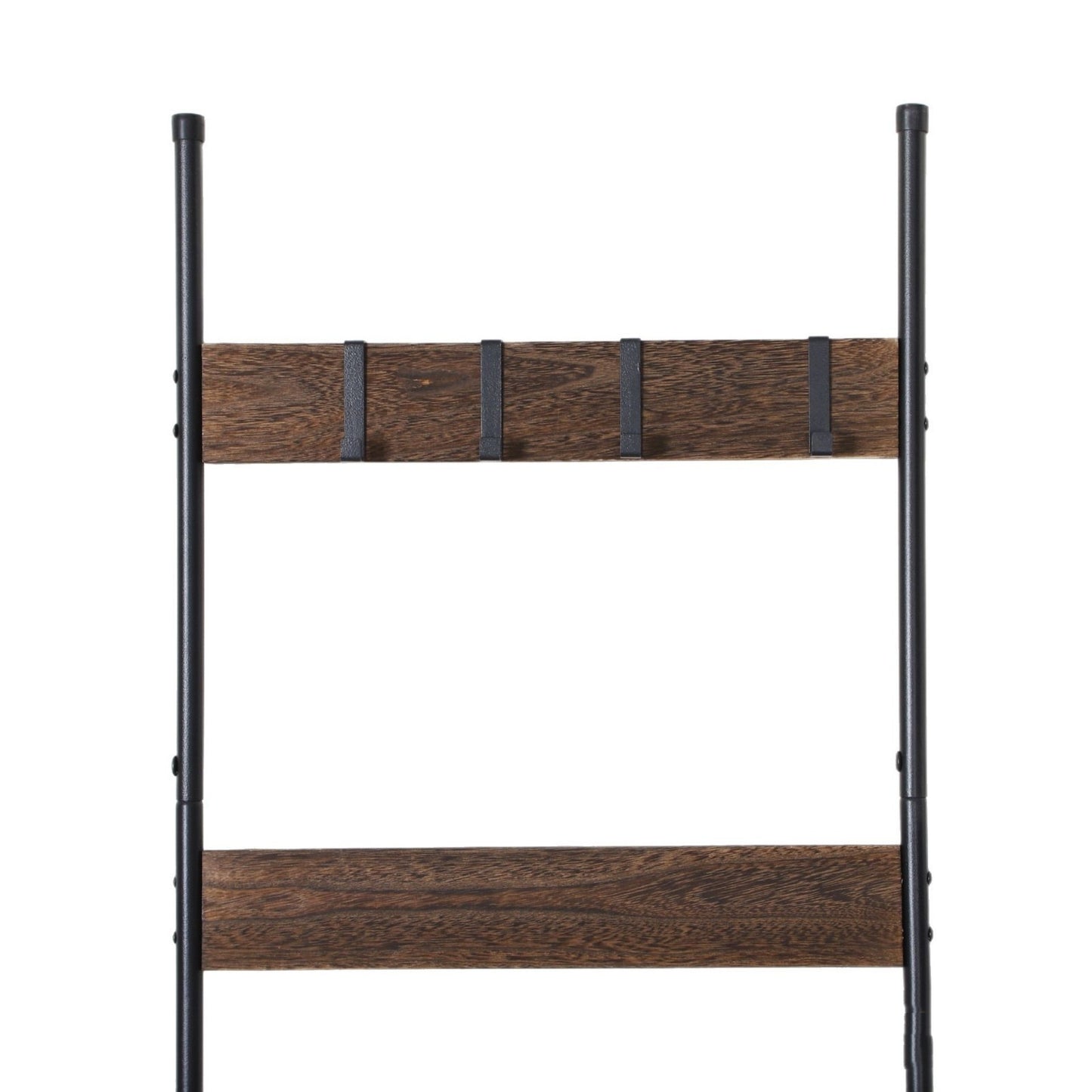 Wooden Wall Towel Rack For Living Room Blanket Ladder