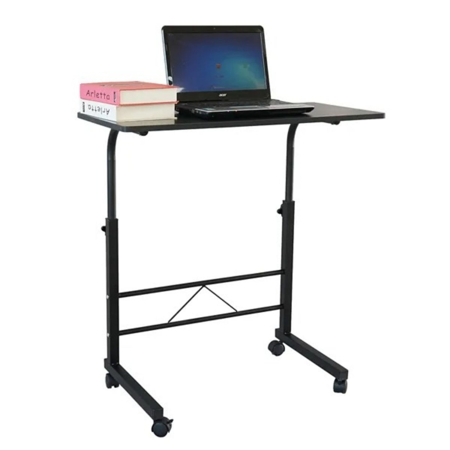 Removable P2 15MM Chipboard  Steel Side Table Black