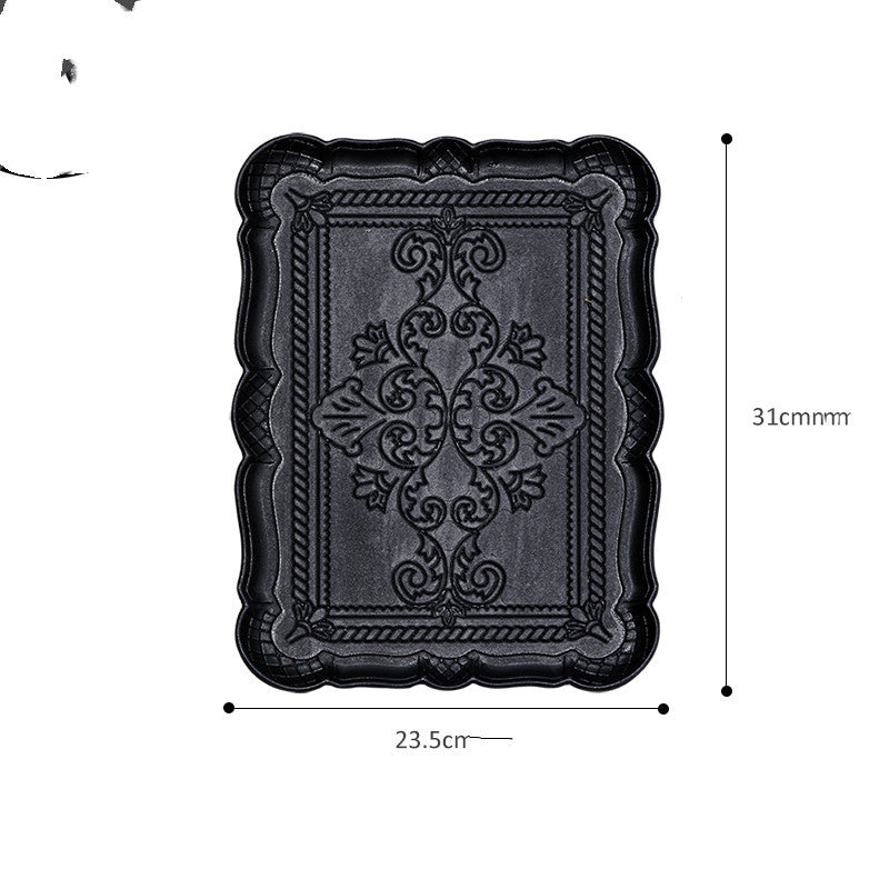 Wooden Tray Key Tray Totem Printing Desktop Storage Tray